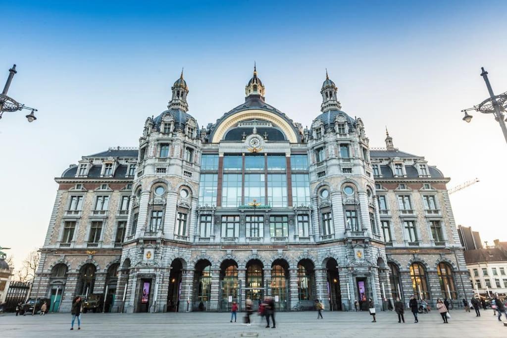 Cosy Appartement Met Tuin In Centrum Antwerpen Gratis Parking Free Parking! Екстер'єр фото