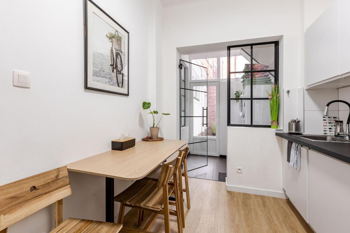 Cosy Appartement Met Tuin In Centrum Antwerpen Gratis Parking Free Parking! Екстер'єр фото